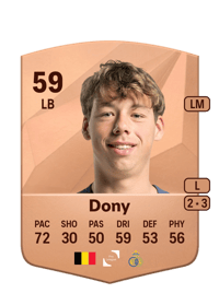 Arnaud Dony Common 59 OVR