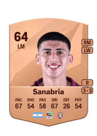 Mateo Sanabria Common 64 OVR