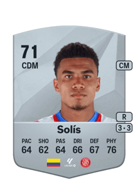 Jhon Solís Common 71 OVR