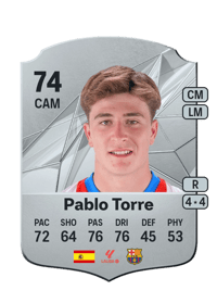 Pablo Torre Rare 74 OVR