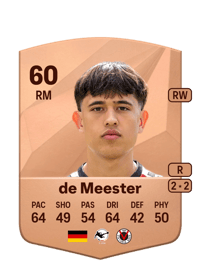 Luca de Meester Common 60 OVR