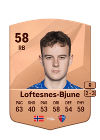 Filip Loftesnes-Bjune Common 58 OVR
