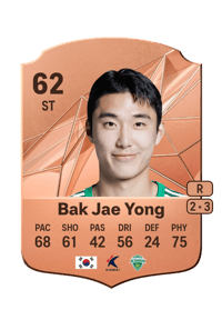 Bak Jae Yong Rare 62 OVR