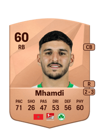 Oualid Mhamdi Common 60 OVR