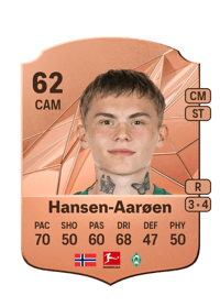 Isak Hansen-Aarøen Rare 62 OVR