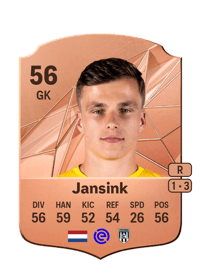 Timo Jansink Rare 56 OVR