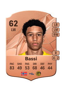 Daniel Bassi Rare 62 OVR