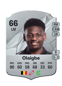 Kazeem Olaigbe Rare 66 OVR