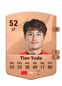 Tian Yuda Common 52 OVR
