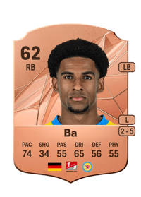 Sanoussy Ba Rare 62 OVR