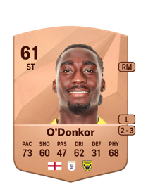 Gatlin O'Donkor Common 61 OVR