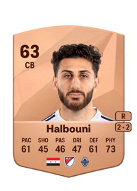 Belal Halbouni Common 63 OVR