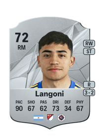 Luca Langoni Rare 72 OVR