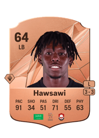 Zakaria Hawsawi Rare 64 OVR
