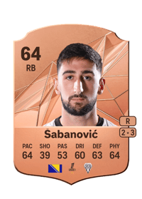Halid Šabanović Rare 64 OVR
