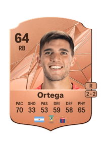 Martín Ortega Rare 64 OVR