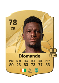 Ousmane Diomande Rare 78 OVR