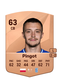 Maksymilian Pingot Common 63 OVR