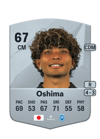 Takuto Oshima Common 67 OVR