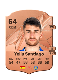 Yellu Santiago Rare 64 OVR