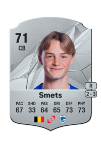 Matte Smets Rare 71 OVR