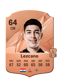 Rubén Lezcano Rare 64 OVR