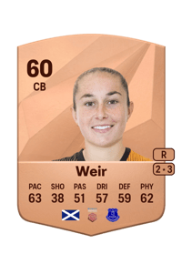 Kenzie Weir Common 60 OVR