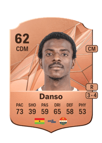 Emmanuel Danso Rare 62 OVR