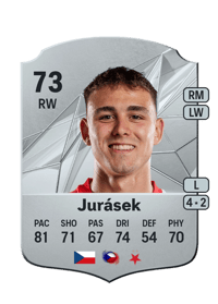 Matěj Jurásek Rare 73 OVR