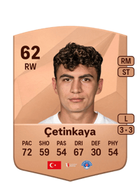 Erdem Çetinkaya Common 62 OVR