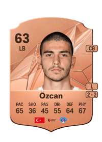Yasin Özcan Rare 63 OVR