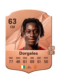 Mario Dorgeles Rare 63 OVR