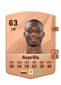 Jaider Asprilla Common 63 OVR