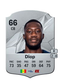 Djibril Thialaw Diop Rare 66 OVR