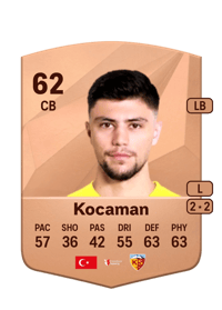 Arif Kocaman Common 62 OVR