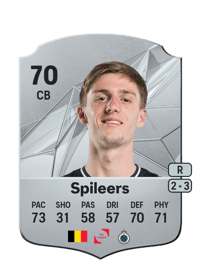 Jorne Spileers Rare 70 OVR