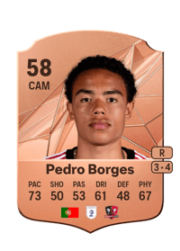Pedro Borges Rare 58 OVR