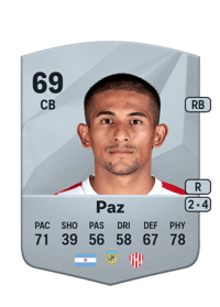 Nicolás Paz Common 69 OVR