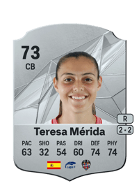 Teresa Mérida Rare 73 OVR