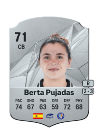 Berta Pujadas Rare 71 OVR