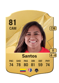 Leicy Santos Rare 81 OVR
