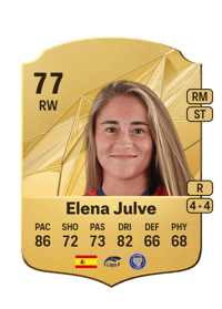 Elena Julve Rare 77 OVR