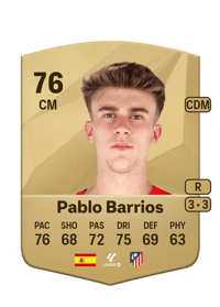 Pablo Barrios Common 76 OVR