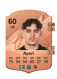 Taha Ayari Rare 60 OVR