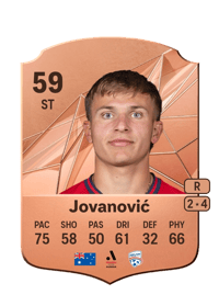 Luka Jovanović Rare 59 OVR