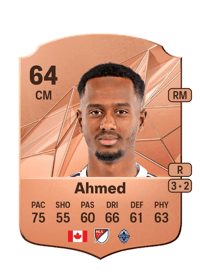 Ali Ahmed Rare 64 OVR