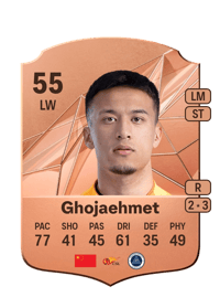 Shahzat Ghojaehmet Rare 55 OVR