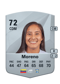 Yerliane Moreno Common 72 OVR