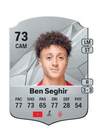 Eliesse Ben Seghir Rare 73 OVR