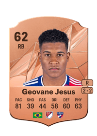 Geovane Jesus Rare 62 OVR